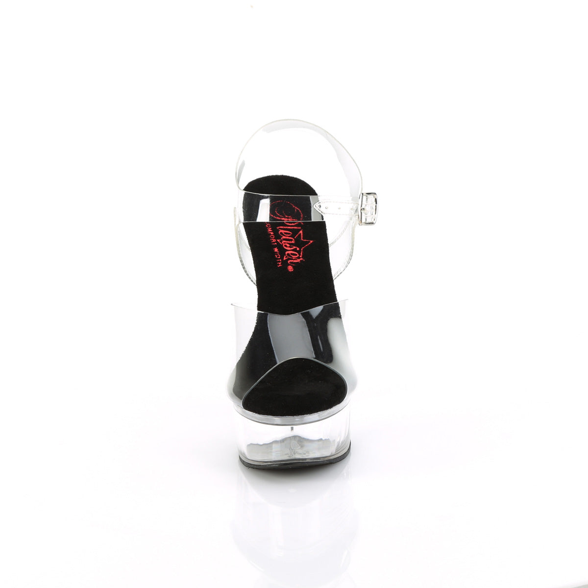 Pleaser   EXCITE-608 CLR-BLK / CLR
