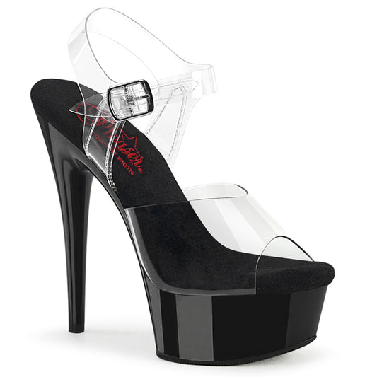 Pleaser   EXCITE-608 CLR / BLK