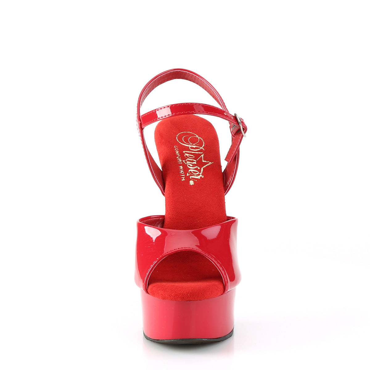 Pleaser  Des sandales EXCITE-609 Pat rouge / rouge