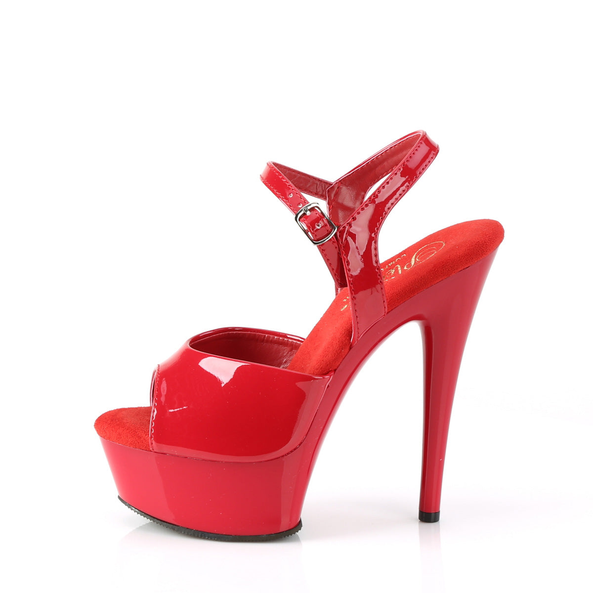 Pleaser  Des sandales EXCITE-609 Pat rouge / rouge