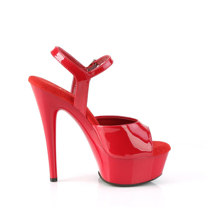 Pleaser  Des sandales EXCITE-609 Pat rouge / rouge