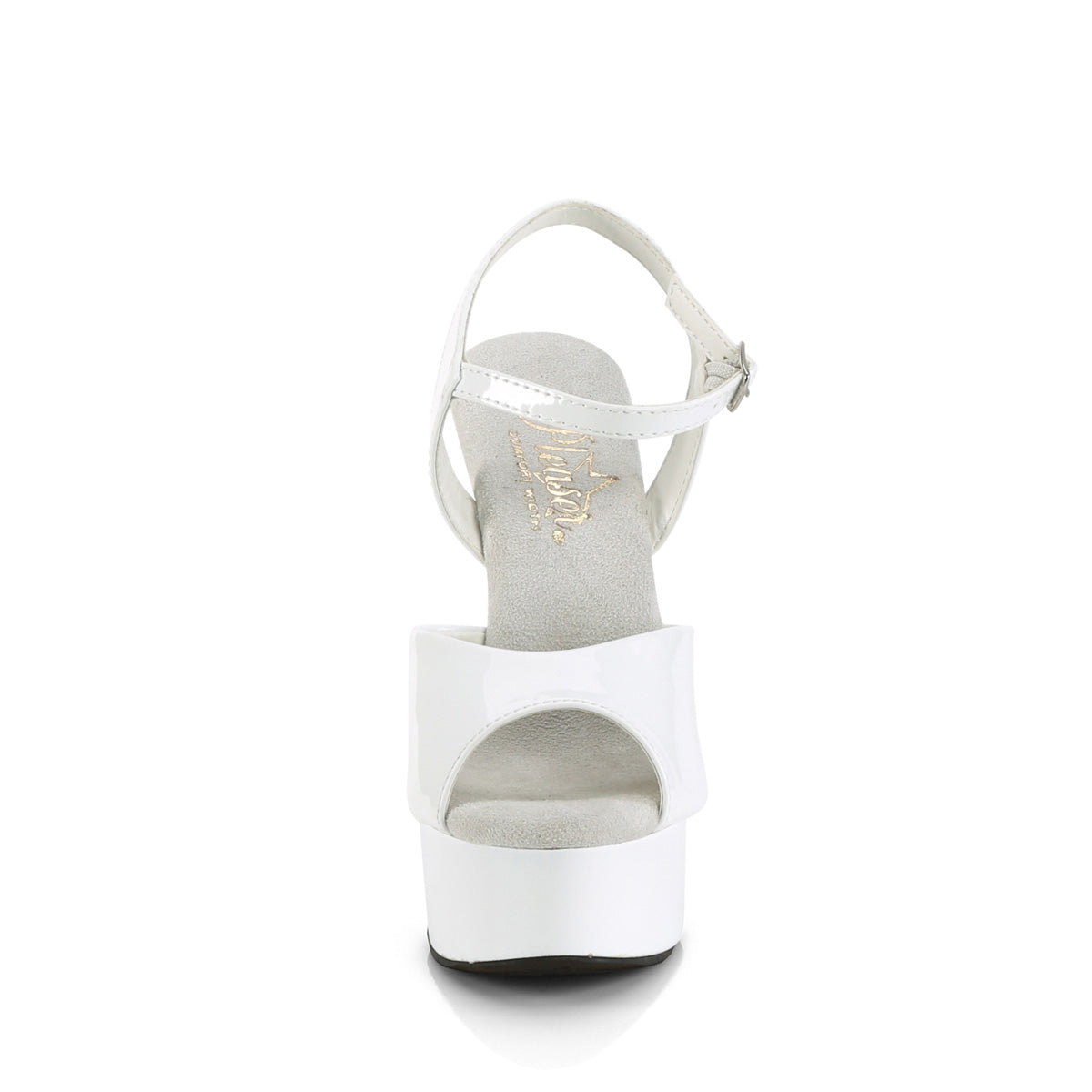 Pleaser  Des sandales EXCITE-609 wht pat / wt