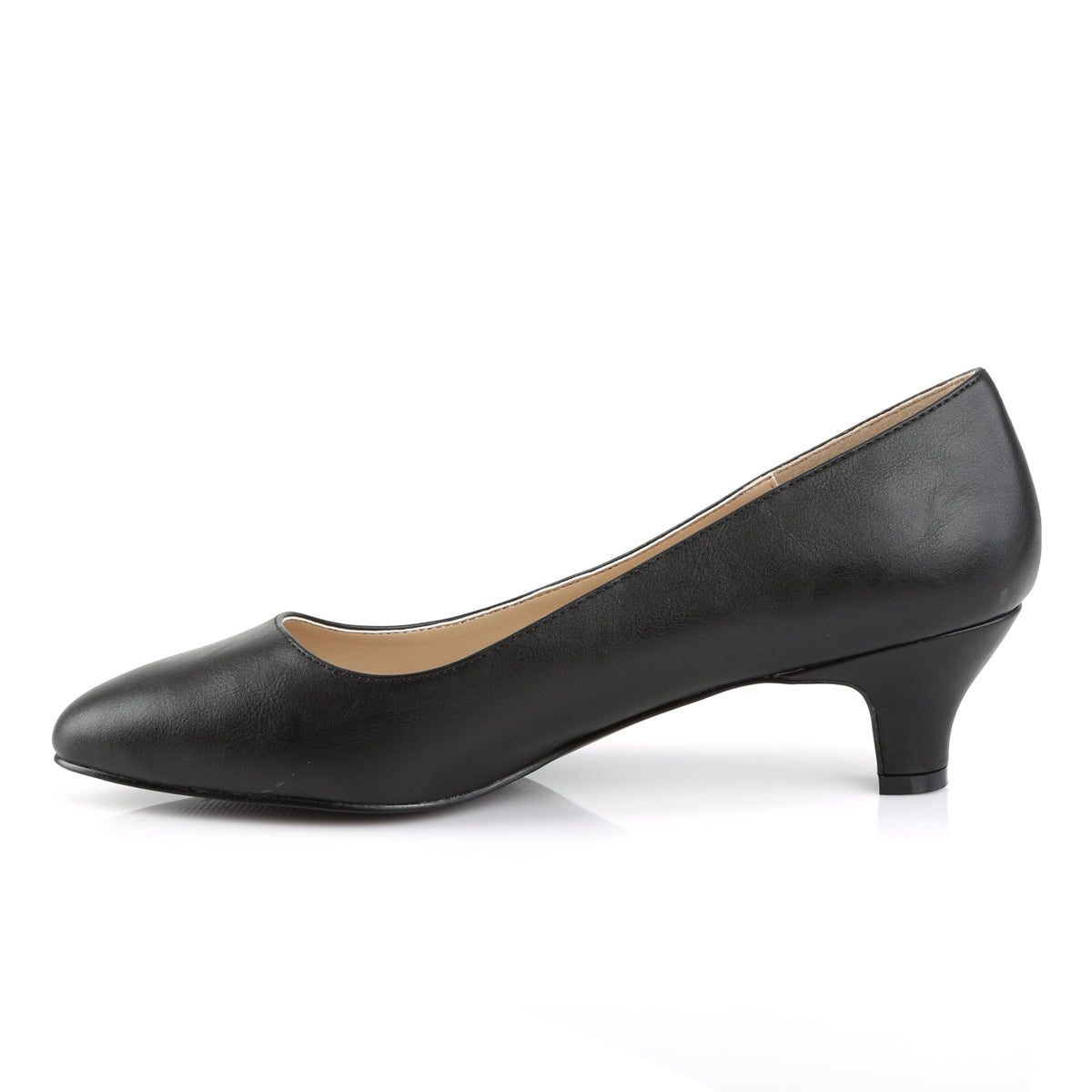 Pleaser Pink Label Pompes pour femmes FAB-420 Blk Faux Cuir