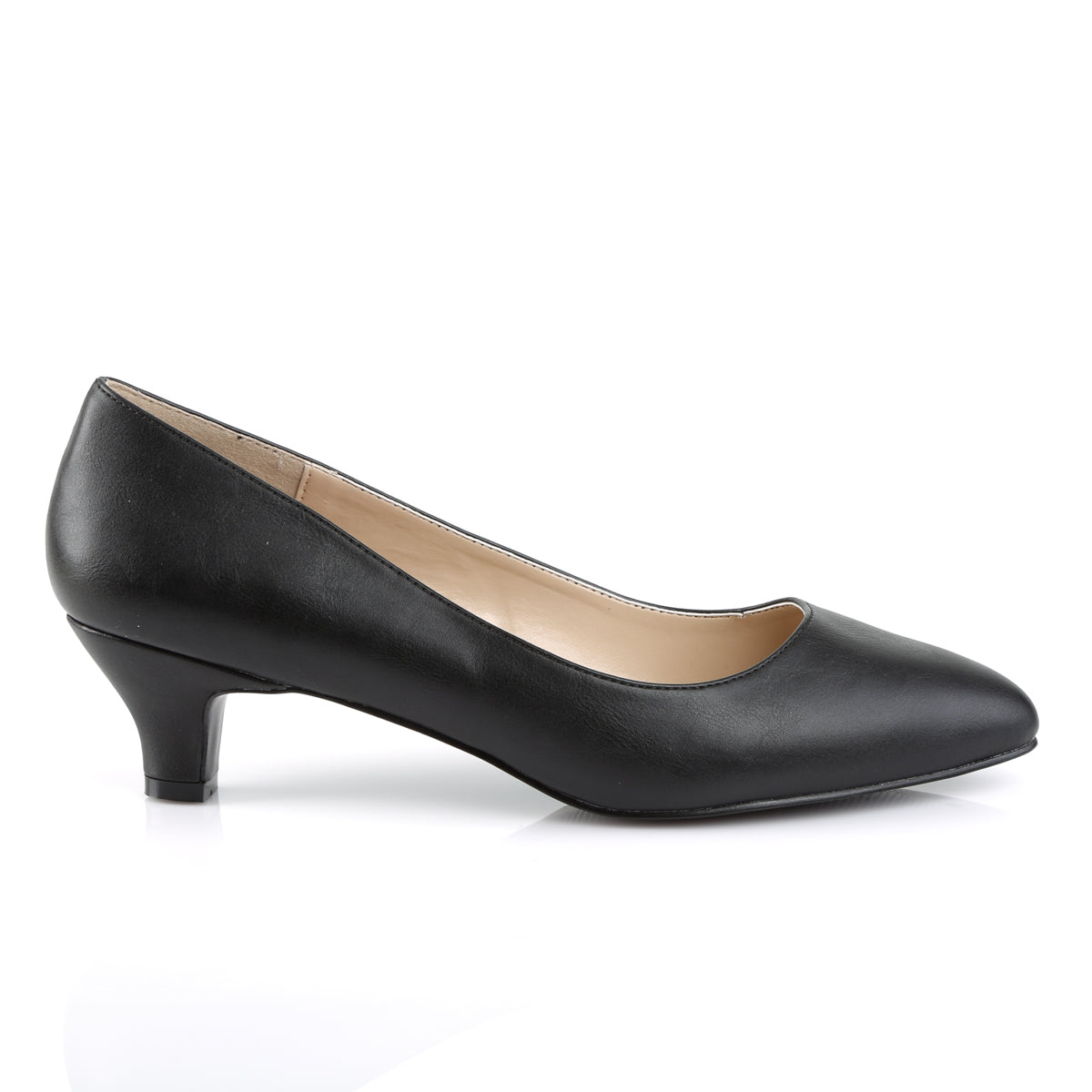 Pleaser Pink Label Pompes pour femmes FAB-420 Blk Faux Cuir
