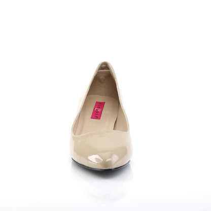 Pleaser Pink Label Pompes pour femmes FAB-420 patère crème