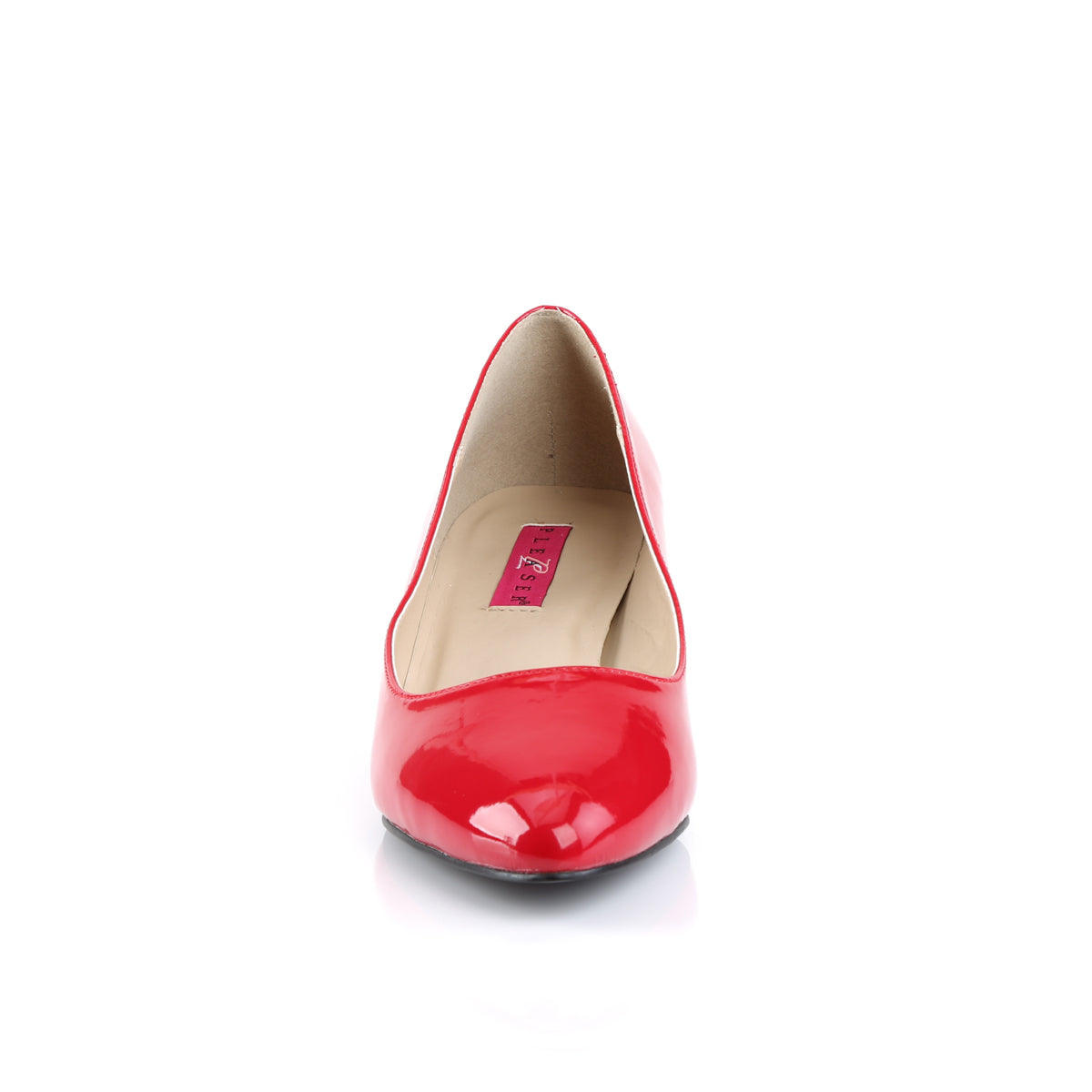 Pleaser Pink Label Pompes pour femmes FAB-420 patère rouge