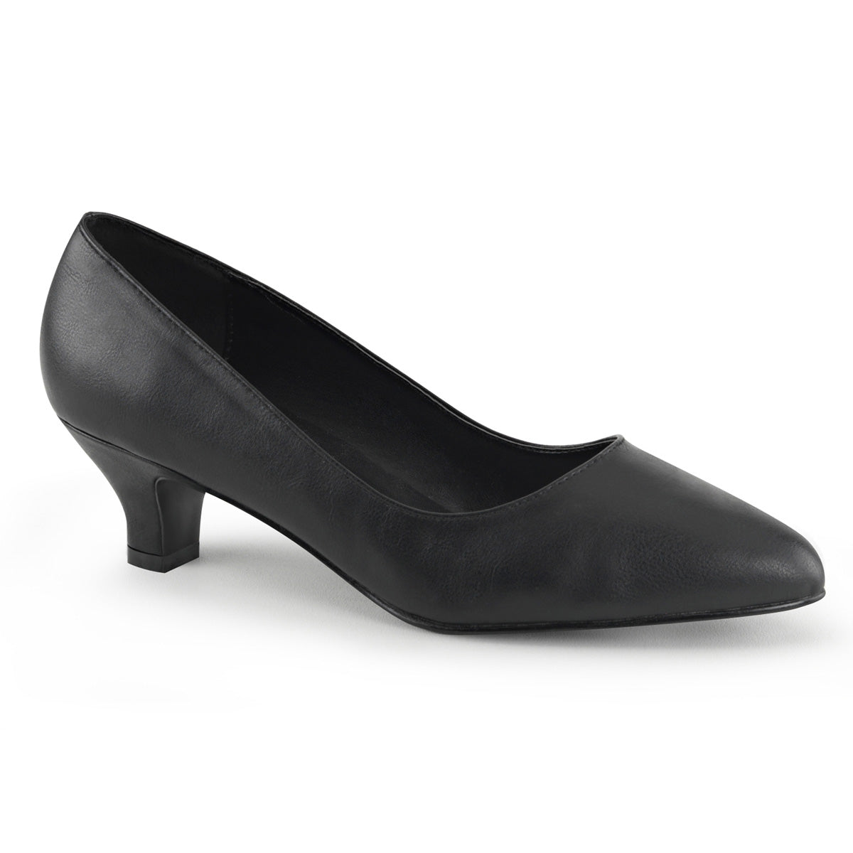 Pleaser Pink Label Pompes pour femmes FAB-420 Blk Faux Cuir