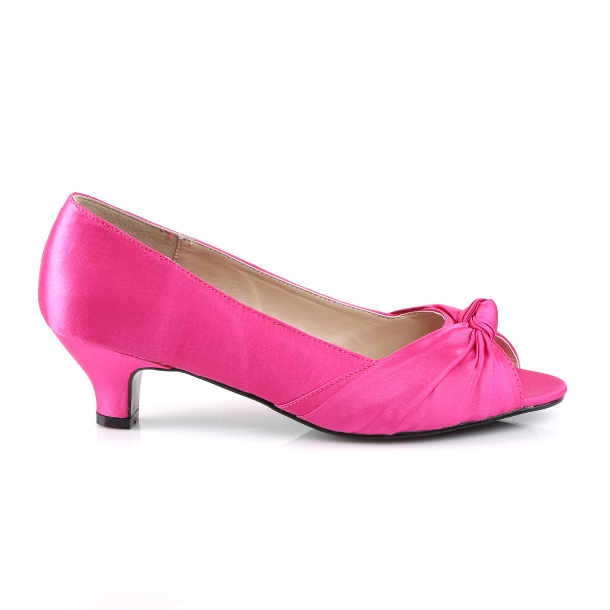 Pleaser Pink Label Pompes pour femmes FAB-422 H. Satin rose
