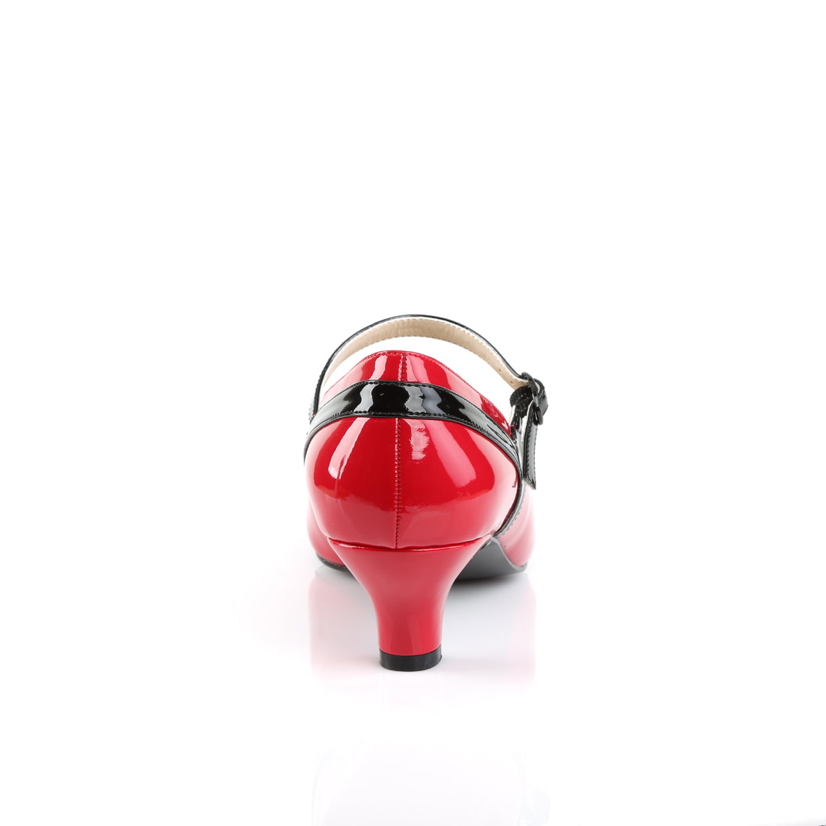 Pleaser Pink Label Pompes pour femmes FAB-425 Red-Blk Pat