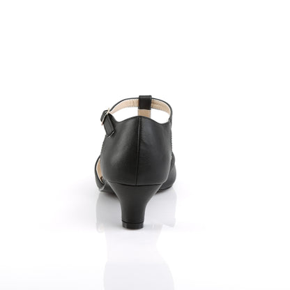 Pleaser Pink Label Pompes pour femmes FAB-428 Blk Faux Cuir