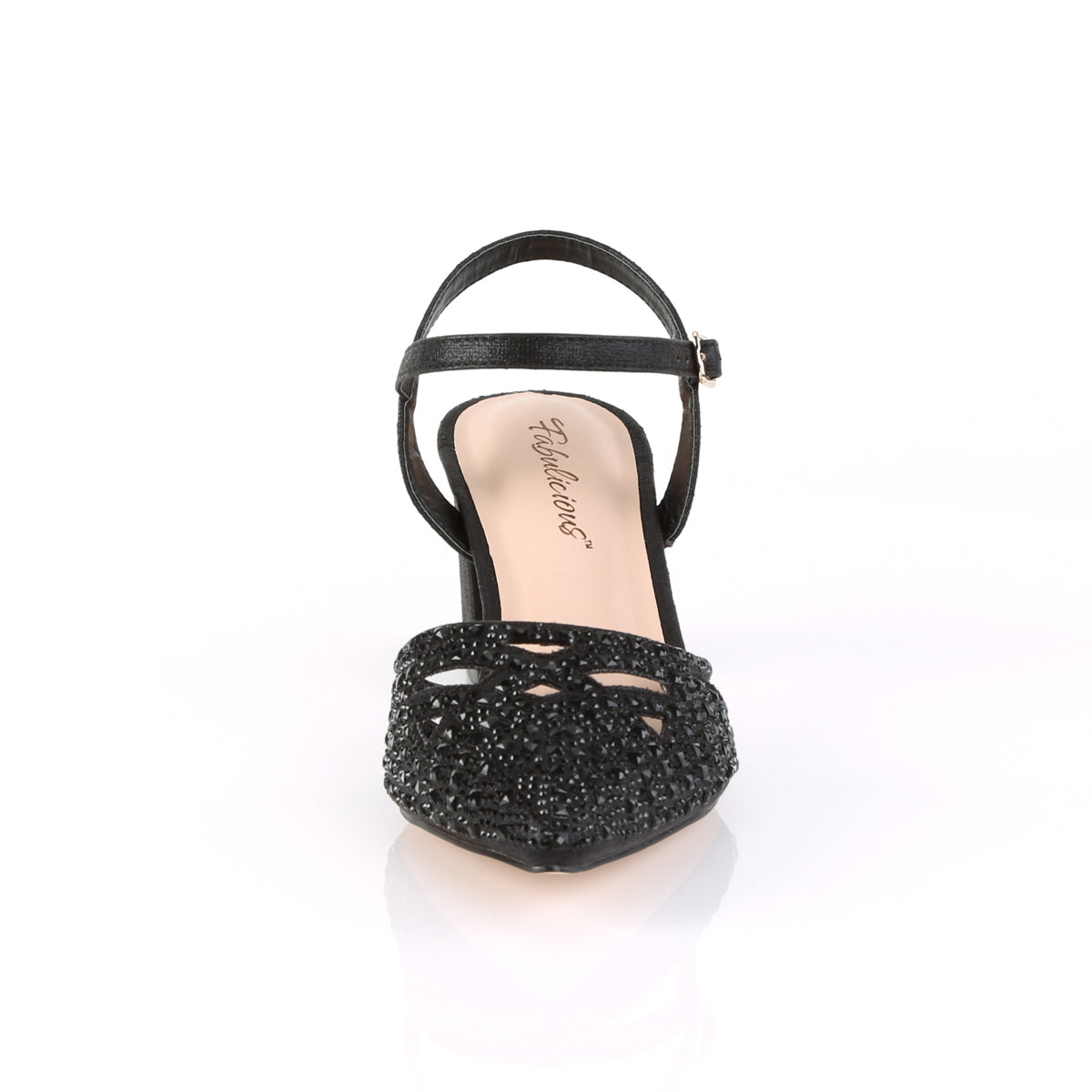 Fabulicious Pompes pour femmes FAYETissu chatoyant -06 blk
