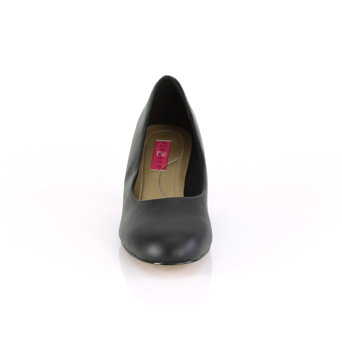 Pleaser Pink Label Pompes pour femmes FEFE-01 Cuir en faux BLK