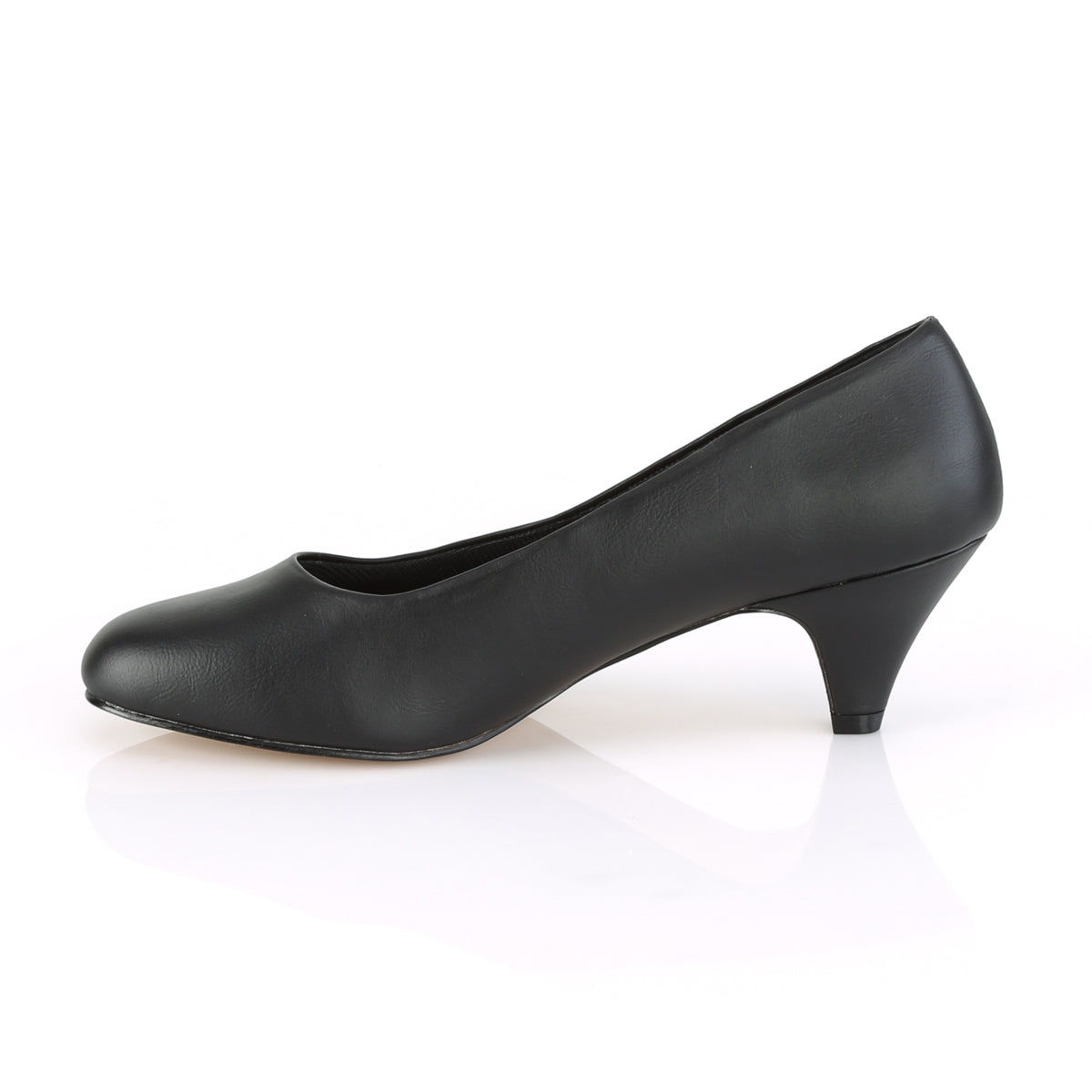Pleaser Pink Label Pompes pour femmes FEFE-01 Cuir en faux BLK