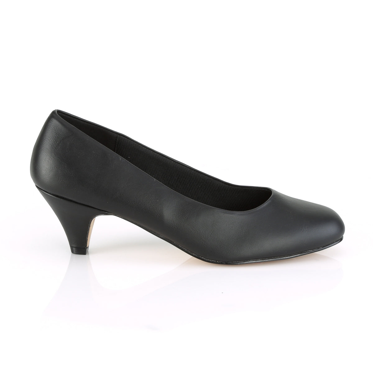 Pleaser Pink Label Pompes pour femmes FEFE-01 Cuir en faux BLK