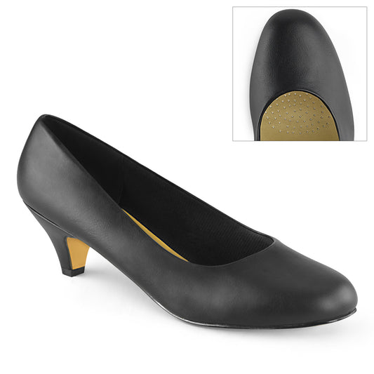 Pleaser Pink Label Pompes pour femmes FEFE-01 Cuir en faux BLK