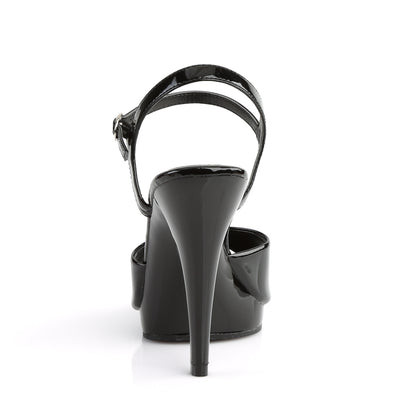 Fabulicious Sandales pour femmes FLAIR-409 BLK PAT / BLK