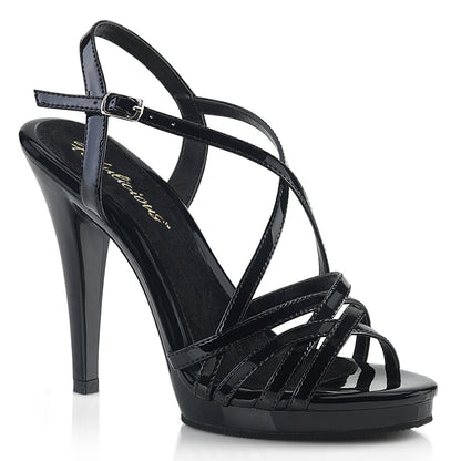 Fabulicious Sandales pour femmes FLAIR-413 BLK PAT / BLK