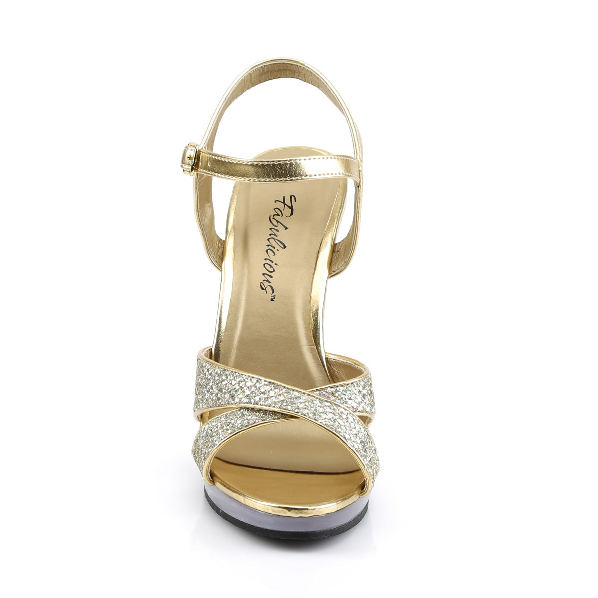 Fabulicious Sandales pour femmes FLAIR-419 (g) Gold Multi Glitter / CLR