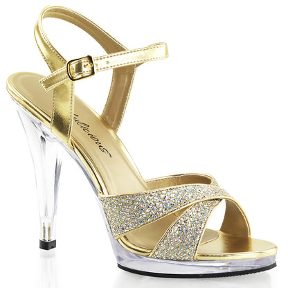 Fabulicious Sandales pour femmes FLAIR-419 (g) Gold Multi Glitter / CLR