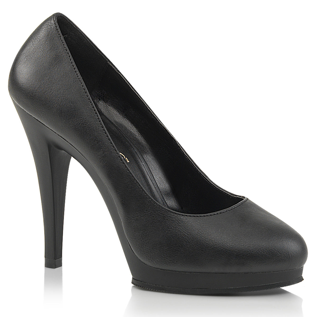 Pleaser Pink Label Pompes pour femmes FLAIR-480 BLK PU / BLK MATTE