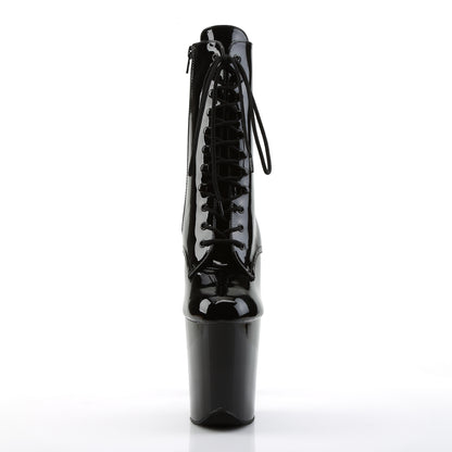 Pleaser Bottines pour femmes FLAMINGO-1020 BLK PAT / BLK