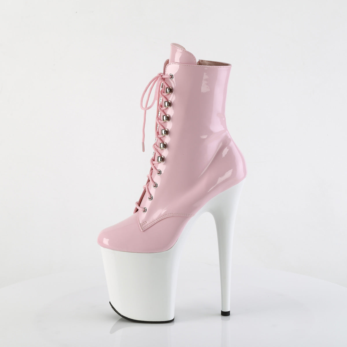 Pleaser   FLAMINGO-1020 B. Pink Pat/Wht