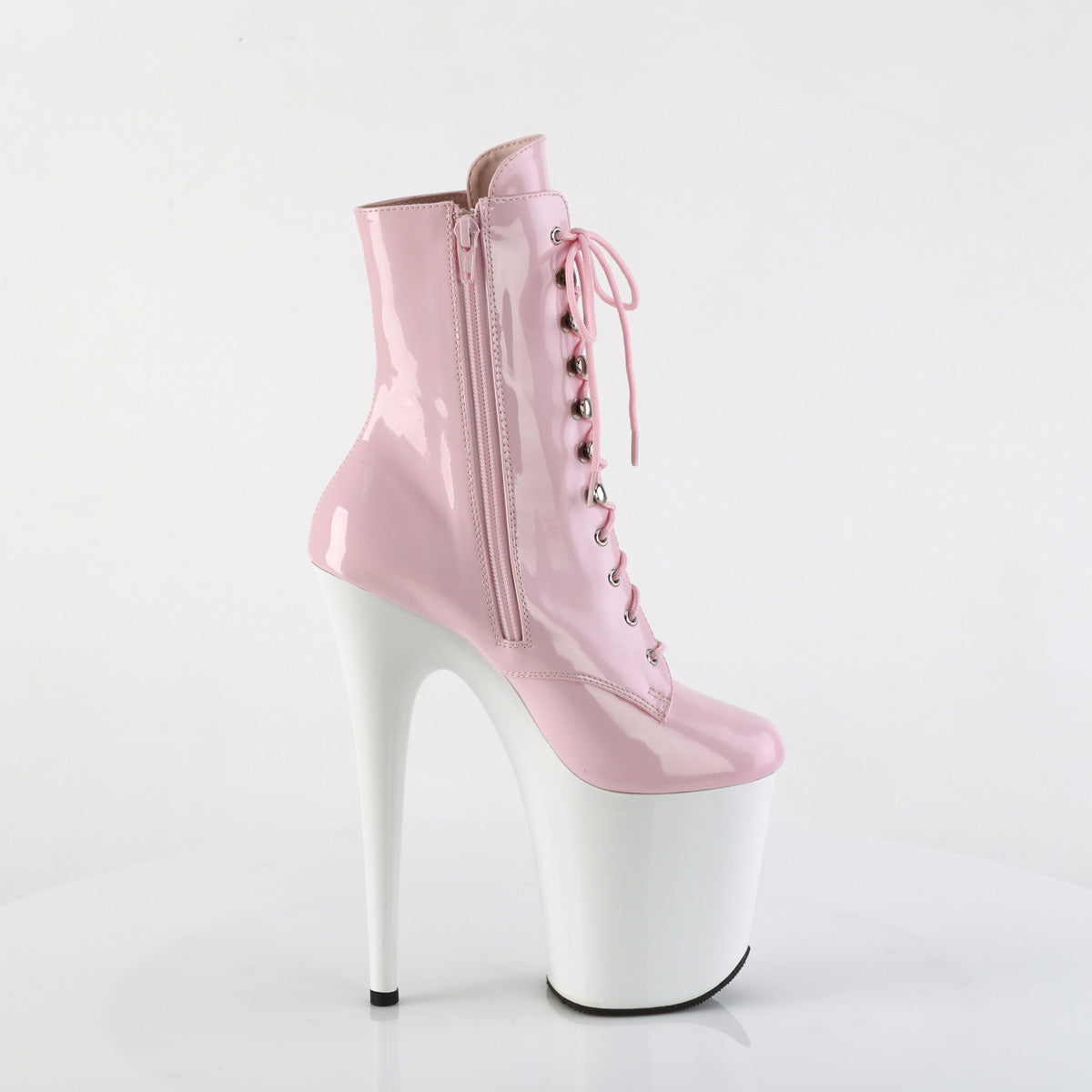 Pleaser   FLAMINGO-1020 B. Pink Pat/Wht