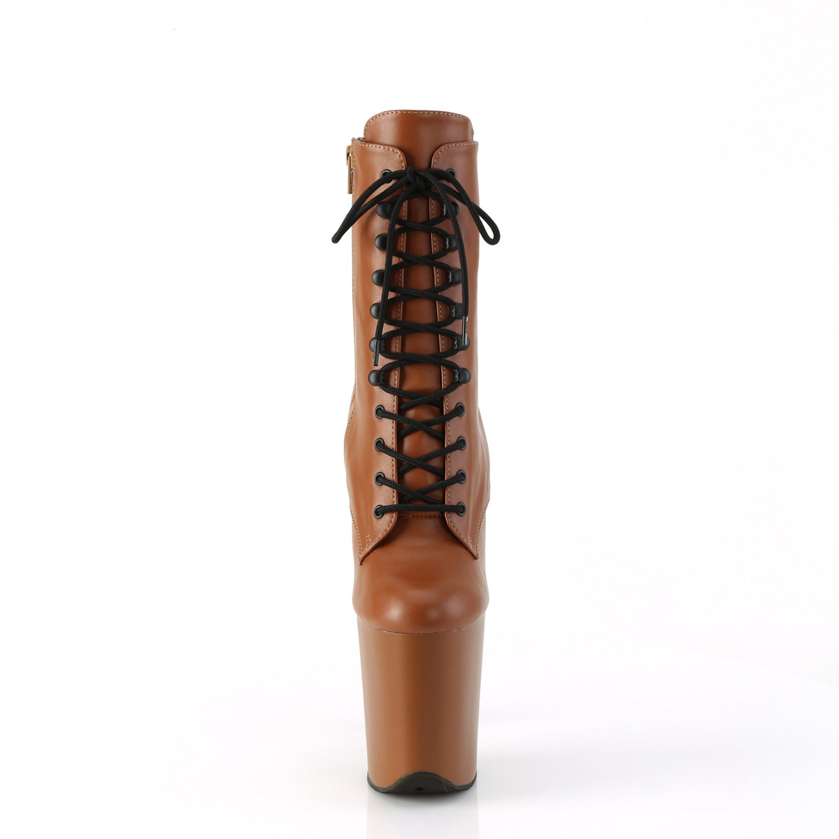 Pleaser   FLAMINGO-1020 caramel faux cuir / caramel mat