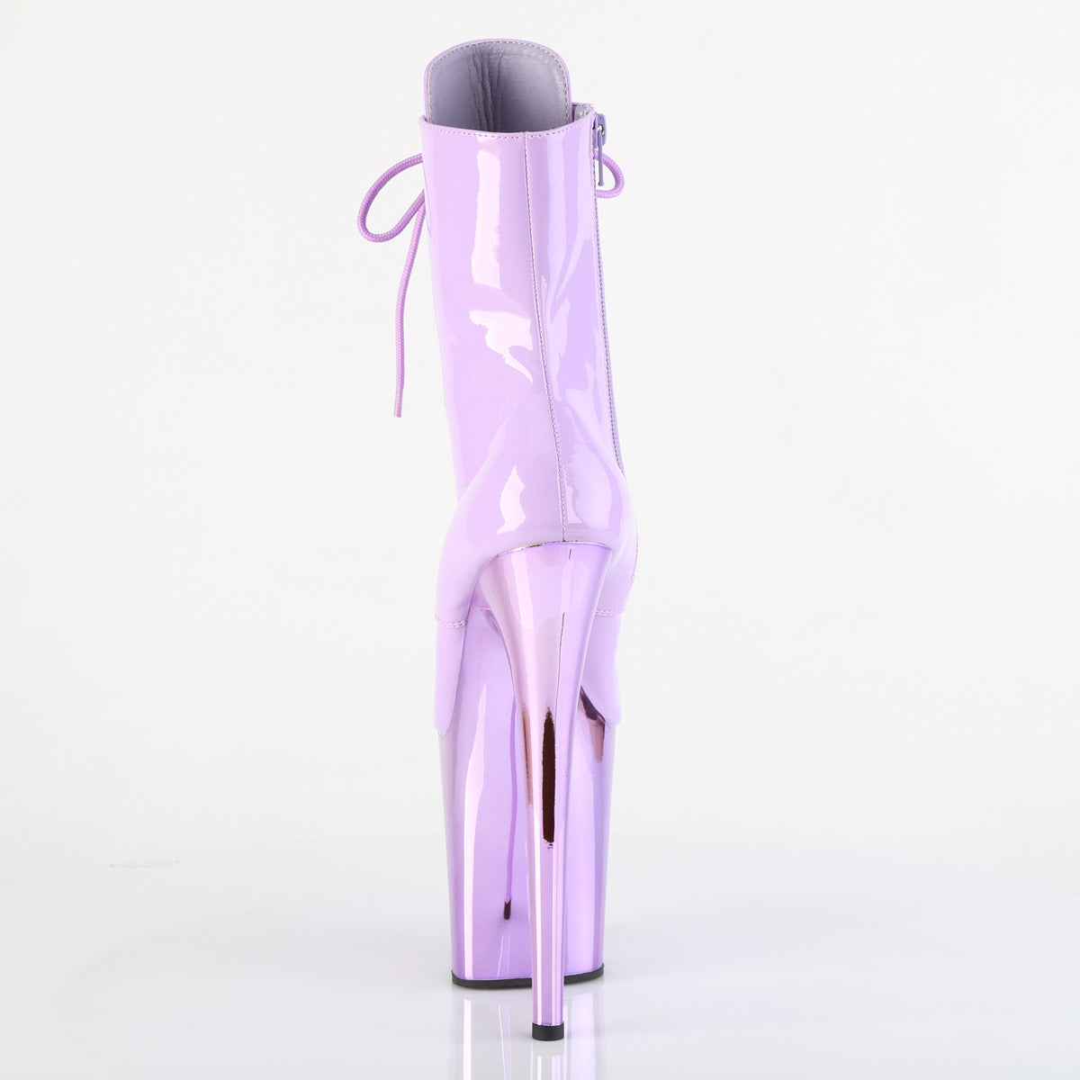 Pleaser Women's Platform Shoes FLAMINGO-1020 Lavender Pat/Lavender Chrome