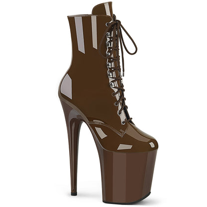 Pleaser   FLAMINGO-1020 Mocha Pat / Mocha