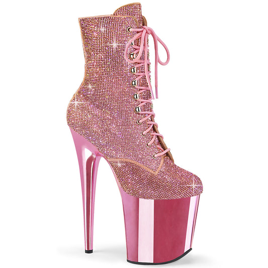 Pleaser  Bottines FLAMINGO-1020Chrs B. rose rs / b. Chrome rose