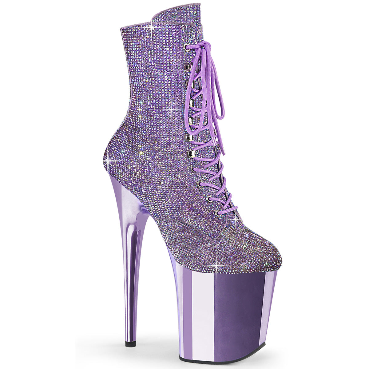 Pleaser  Bottines FLAMINGO-1020CLRS Lavande Multi RS / Lavande Chrome