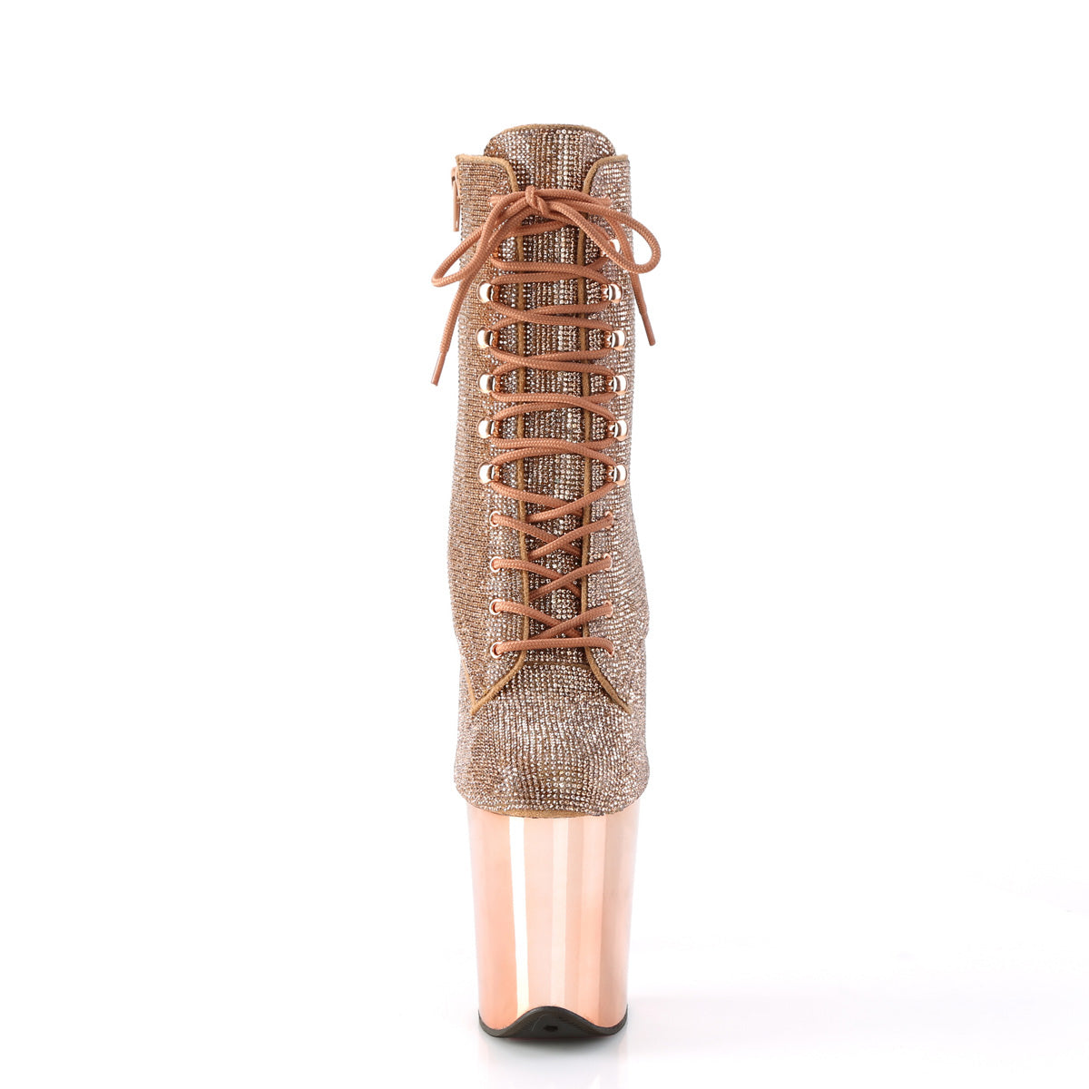 Pleaser  Bottines FLAMINGO-1020CRS rose or rs / rose or chrome