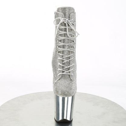 Pleaser  Bottines FLAMINGO-1020CRS SLV RS / SLV Chrome