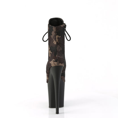 Pleaser   FLAMINGO-1020 cm Camo-Mesh / Blk Matte