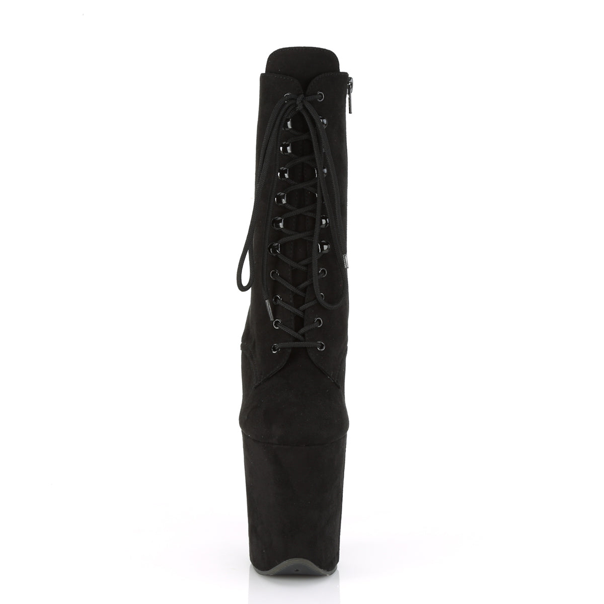 Pleaser Bottines pour femmes FLAMINGO-1020FS BLK FAUX SUDE / BLK FAUX SUDE