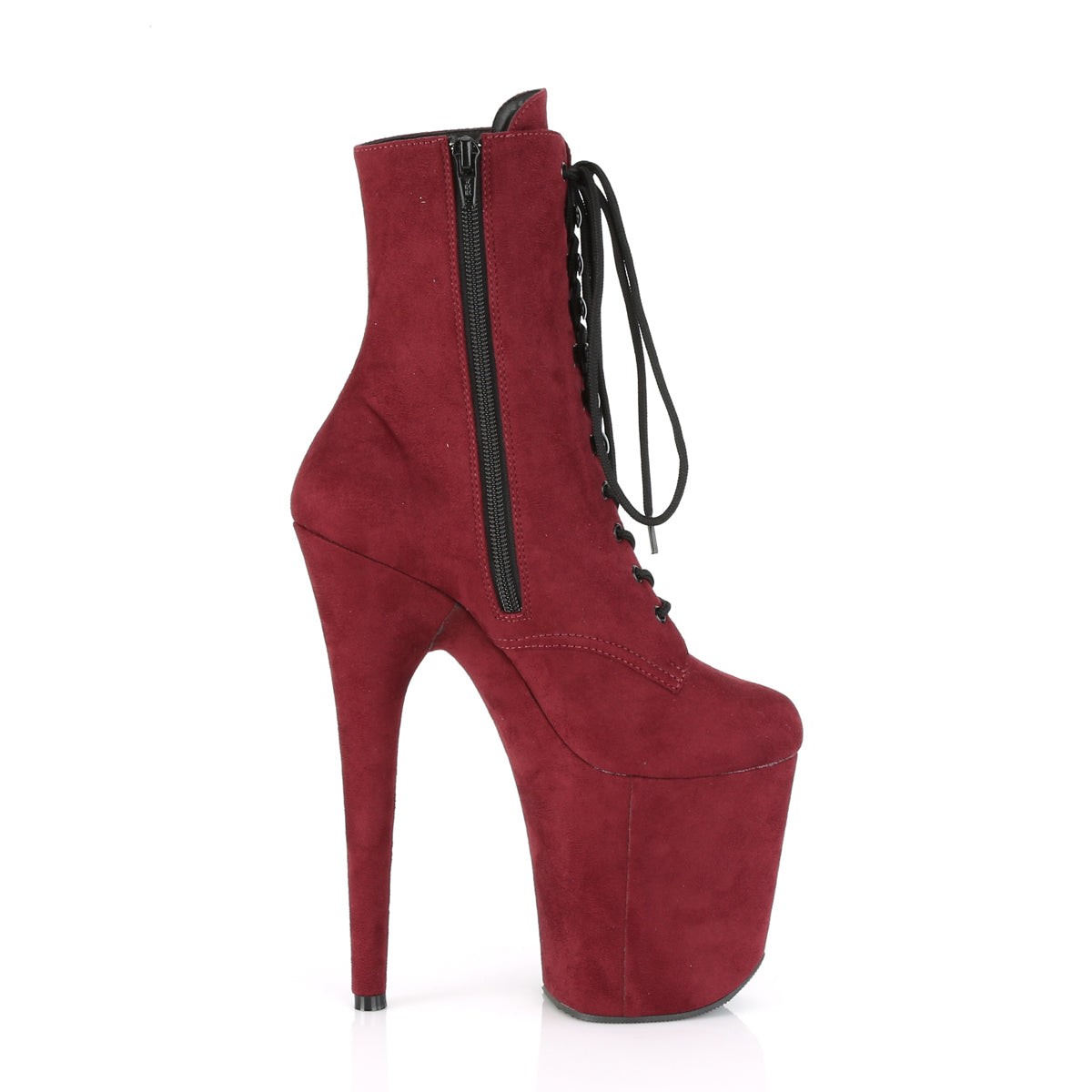 Pleaser Bottines pour femmes FLAMINGO-1020FS Bourgogne Faux Suisse / Bourgogne Faux Suisse
