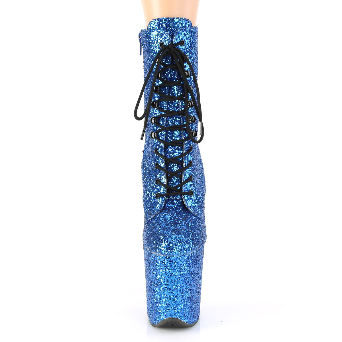 Pleaser Bottines pour femmes FLAMINGO-1020GWR Royal Blue Glitter / Royal Blue Glitter