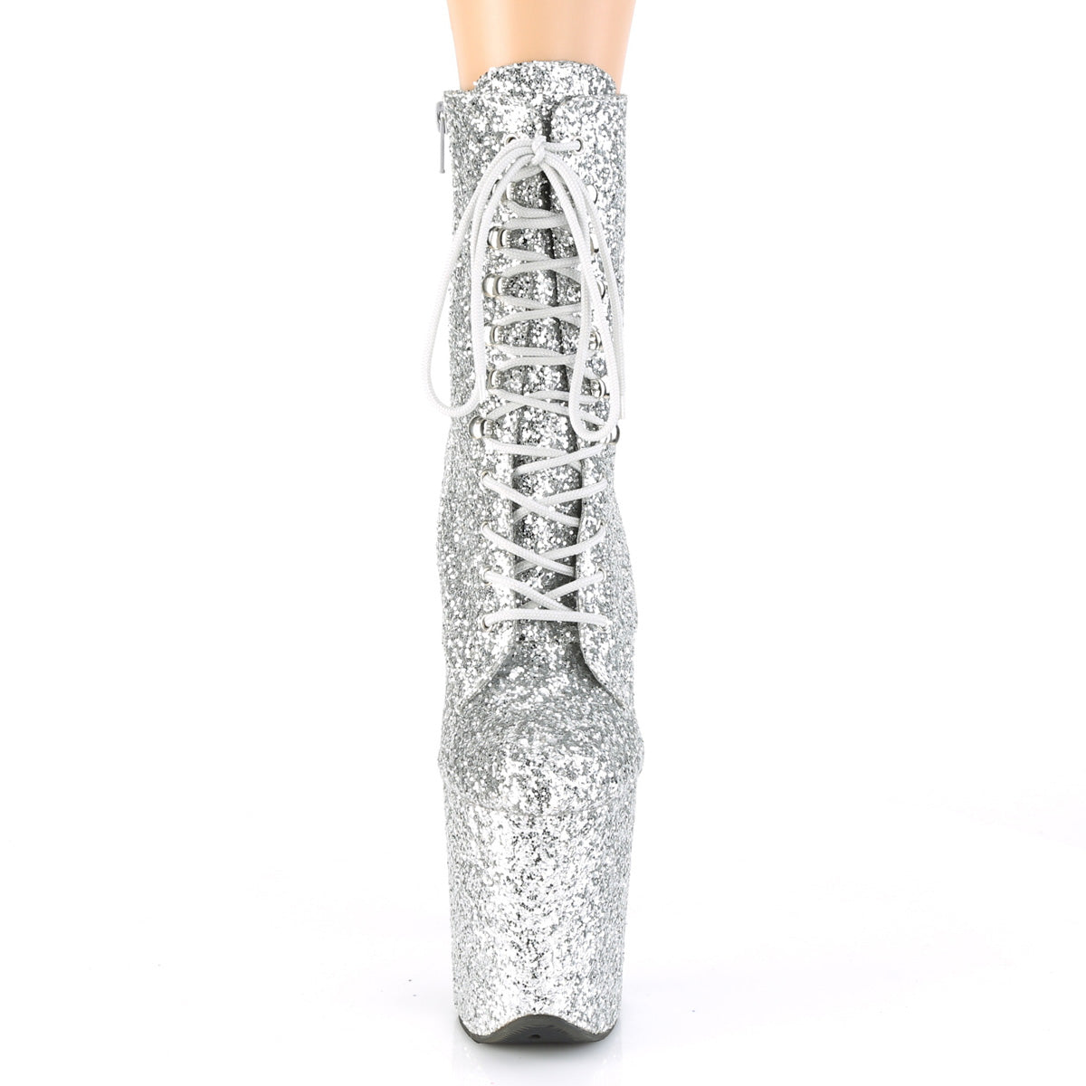 Pleaser Bottines pour femmes FLAMINGO-1020GWR SLV Glitter / SLV Glitter