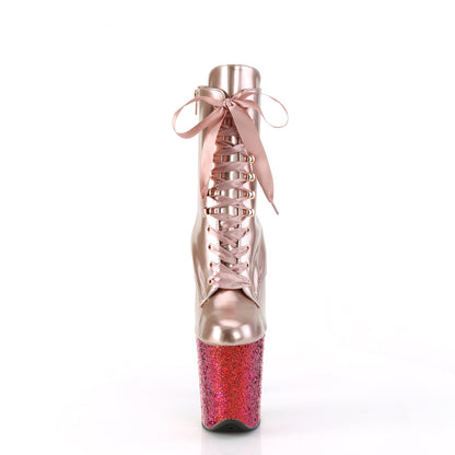 Pleaser   FLAMINGO-1020hg Holo Gold rose Pat /Rainbow Briller