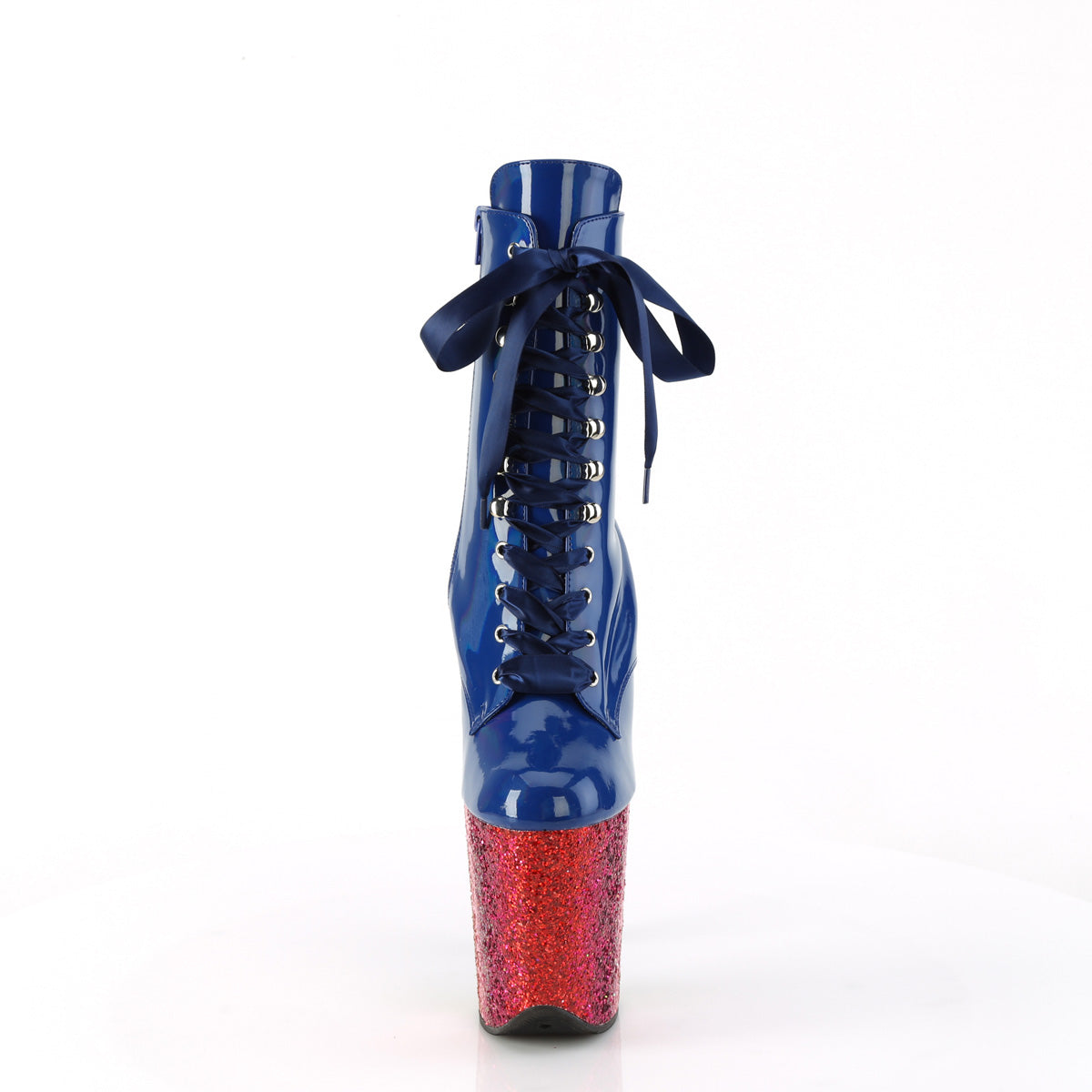 Pleaser   FLAMINGO-1020hg Holo Blue Royal Pat /Rainbow Briller