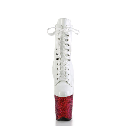 Pleaser   FLAMINGO-1020hg wht holo pat /Rainbow Briller