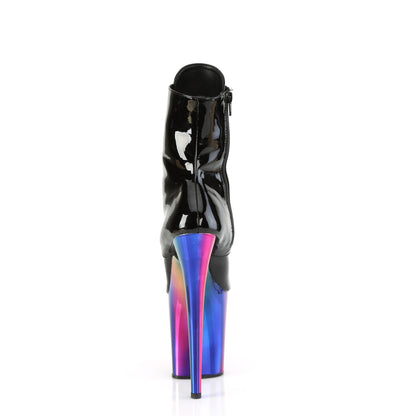 Pleaser  Bottines FLAMINGO-1020rc blk pat /Rainbow Chrome