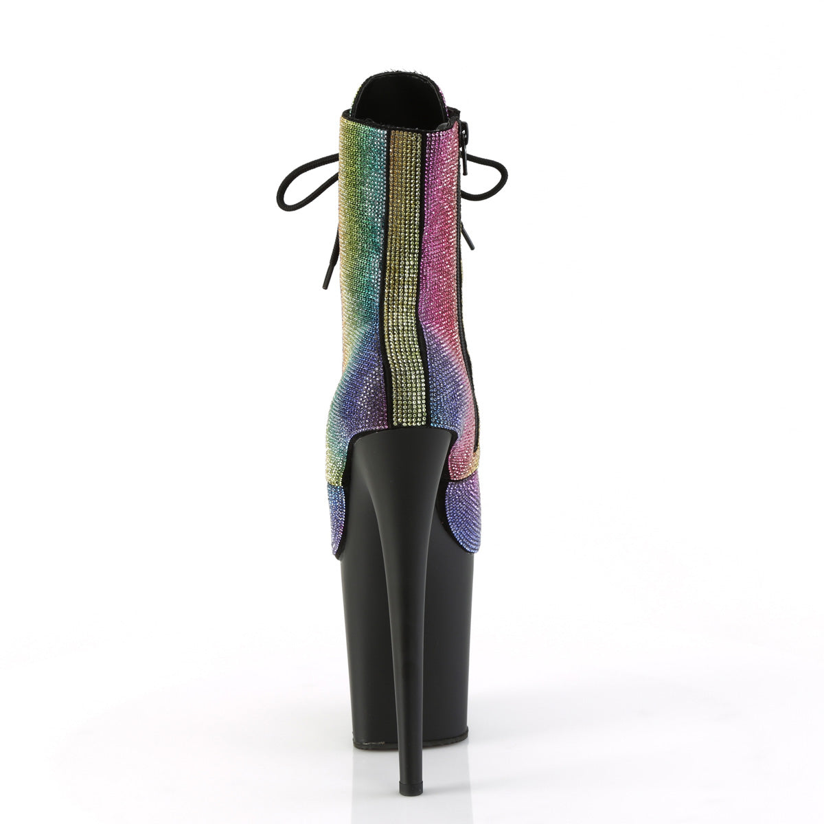 Pleaser  Bottines à la cheville FLAMINGO- 1020 unités Rainbow RS / BLK mat