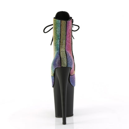 Pleaser  Bottines à la cheville FLAMINGO- 1020 unités Rainbow RS / BLK mat