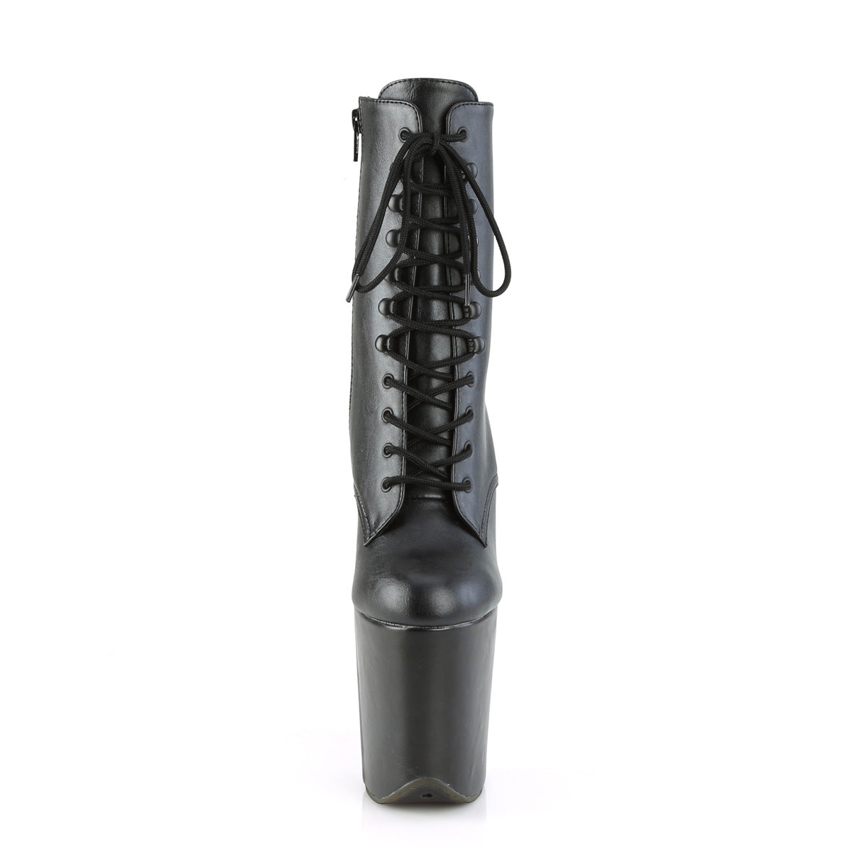 Pleaser Bottines pour femmes FLAMINGO-1020WR BLK FAUX CUIR / BLK FAUX CUIR