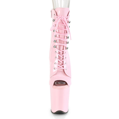 Pleaser Bottines pour femmes FLAMINGO-1021 B. Pat / b rose. Rose