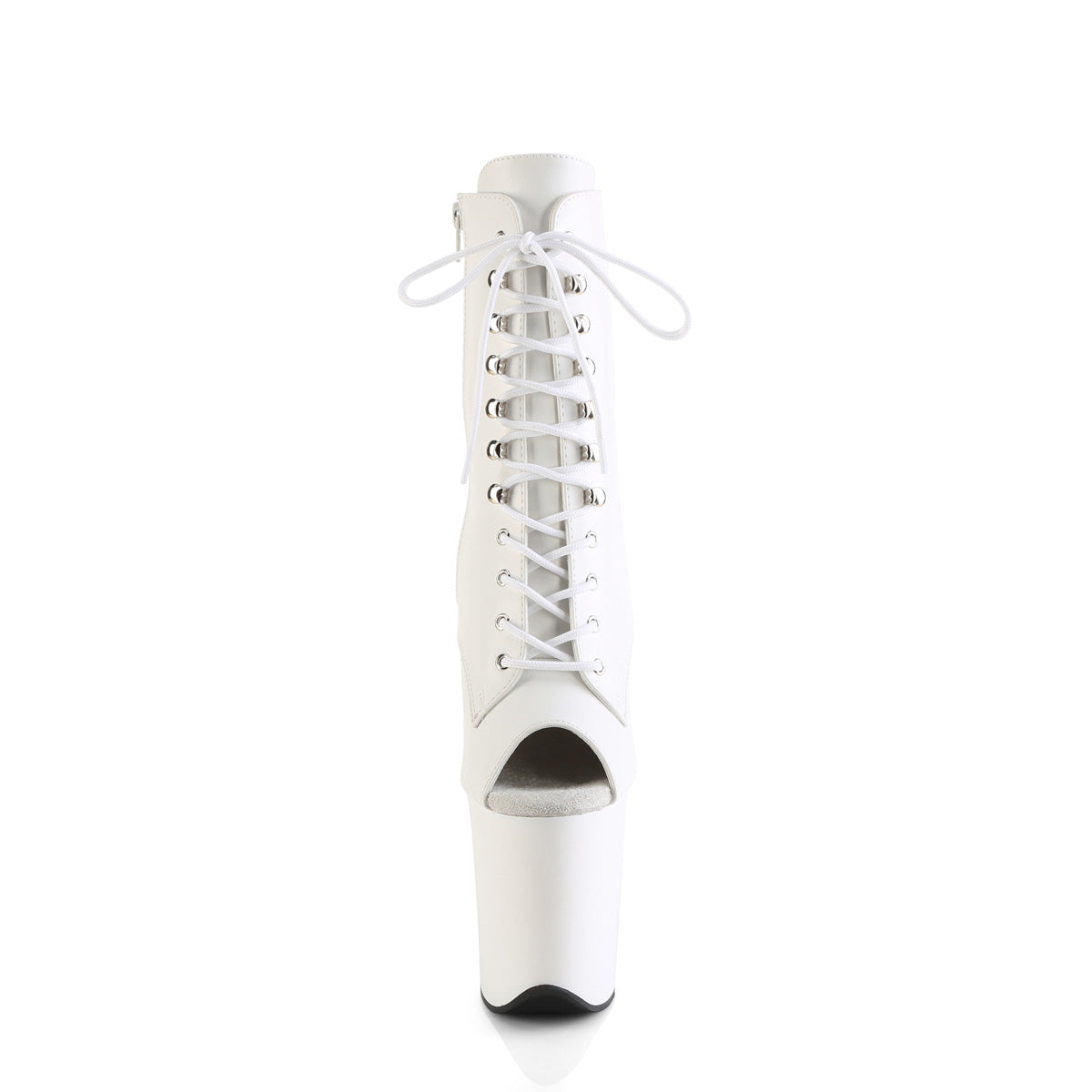 Pleaser   FLAMINGO-1021 wht faux cuir / wht matte