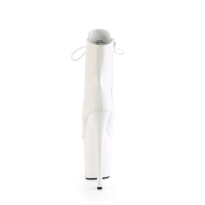 Pleaser   FLAMINGO-1021 wht faux cuir / wht matte