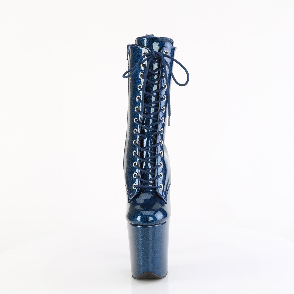 Pleaser   FLAMINGO-1040gp Navy bleu paillette Pat / m